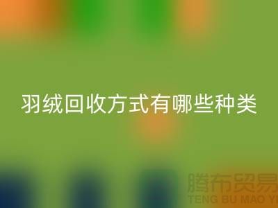 羽绒FH官方网页版方式有哪些种类？鸭绒专业FH官方网页版流程详解-上海腾布贸易