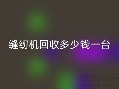 二手缝纫机FH官方网页版多少钱一台?——以FH官方网页版为例