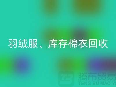 服装尾货FH官方网页版公司:羽绒服、库存棉衣和连衣服的环保再生
