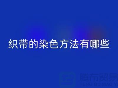 织带的染色方法有哪些-编织织带FH官方网页版-丙纶织带FH官方网页版公司