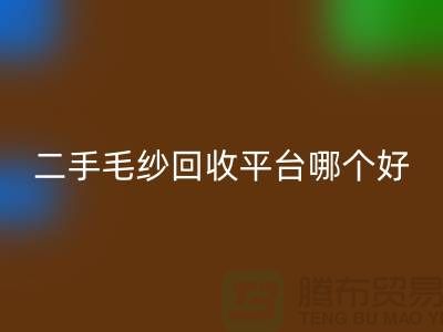 二手毛纱FH官方网页版平台哪个好?让专家告诉你答案@上海腾布贸易