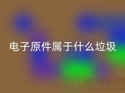 ### 电子原件属于什么垃圾?