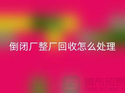 倒闭厂整厂FH官方网页版怎么处理好?-上海腾布贸易-为您指路