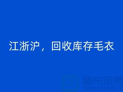 《江浙沪,FH官方网页版库存毛衣:环保时尚再升级》