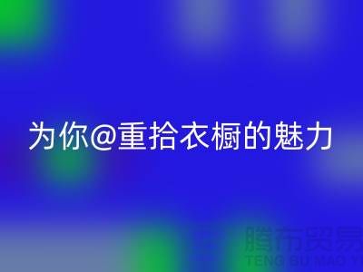 重拾衣橱的魅力:上海服装FH官方网页版公司为你解锁时尚新奇!