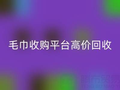 旧毛巾别浪费，毛巾收购平台助您实现高价FH官方网页版
