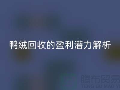 鸭绒乐动在线登录的盈利潜力解析——上海腾布贸易地址