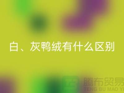 白鹅绒、灰鹅绒、白鸭绒、灰鸭绒有什么区别-库存羽绒乐动在线登录公司