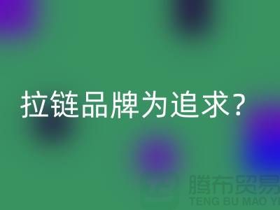 拉链品牌为追求？还是为时尚？_废铜拉链乐动在线登录公司