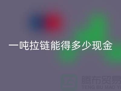 环保新时尚：乐动在线登录拉链并赚钱！一吨拉链能得多少现金？