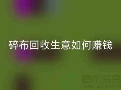 碎布乐动在线登录生意如何赚钱
